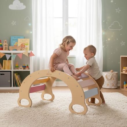 Sunny Marlie Rocker Pastel – Klimboog – Montessori Speelgoed – Multiplex – 3 tot 6 jaar