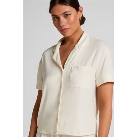Hunkemöller Essential Jersey Short-Sleeved Jacket Wit