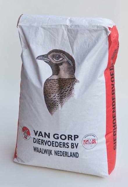 Van Gorp Kalkoenkorrel mest 20 kg Per stuk