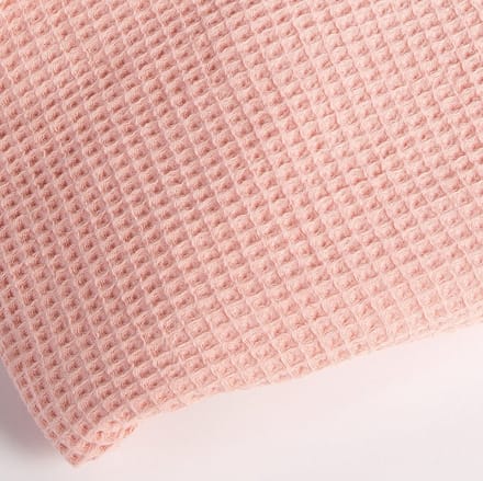 Oogappel Wafelstof Zomer Wiegdeken 75x100 cm-Roze