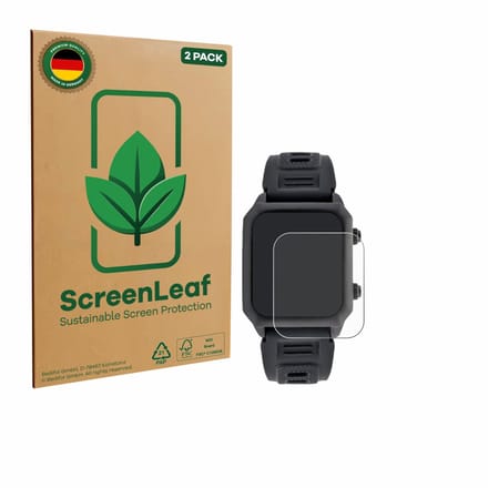 2 Stuks Screenprotector voor Watchmark Kardiowatch FOCUS - Hoogwaardige Beschermfolie transparant