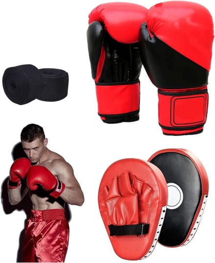 HEZIVO® Kickboks Set - Bokshandschoenen en Bokspads - Voor Kinderen
