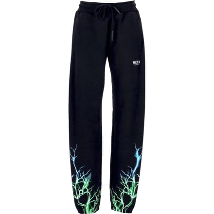 Lichtgewicht heren trainingsbroek Lightning Pants Zwart/groen/lichtblauw