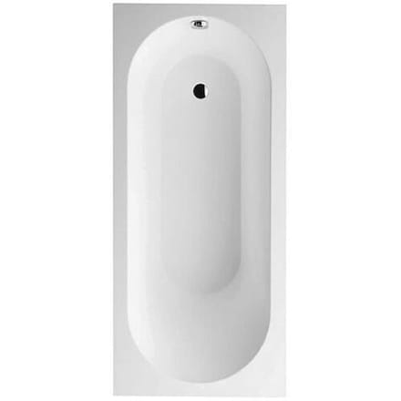 Villeroy & Boch Oberon bad - 170x70cm - quaryl rechthoekig met poten wit