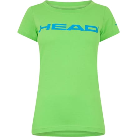 Head Dames/Dames Groot Logo T-Shirt (Groen)