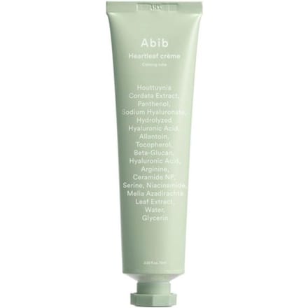Abib Crème Apaisante Tube Heartleaf 75ml white