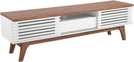 DETROIT - TV-meubel - Wit - Spaanplaat