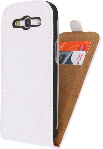 Devil FlipCase Hoesjes - Hoesje Geschikt voor Samsung Galaxy S3 i9300 Wit