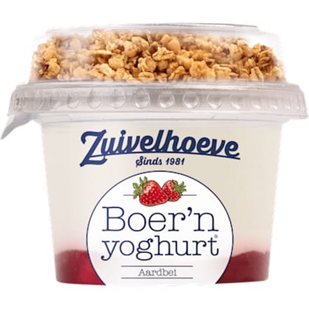 Boer'n Yoghurt muesli aardbei