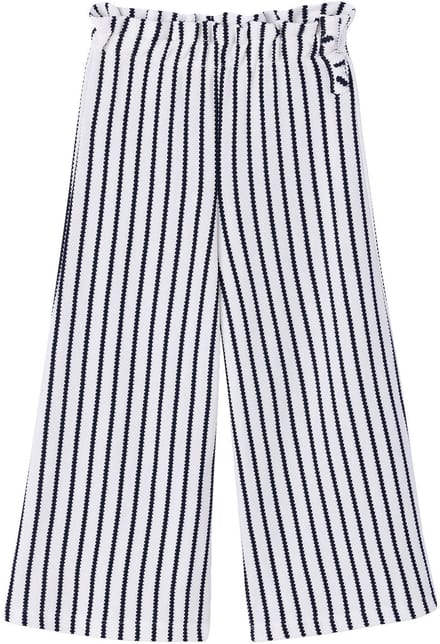 Vertbaudet Wijde gestreepte legging van gebreide sweater