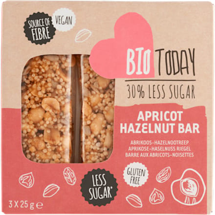 Notenreep abrikoos hazelnoot bio