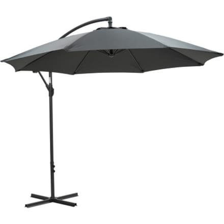 Garden Impressions - Parasol - Athene - Ø300 cm - Frame royal grey - Donkergrijs