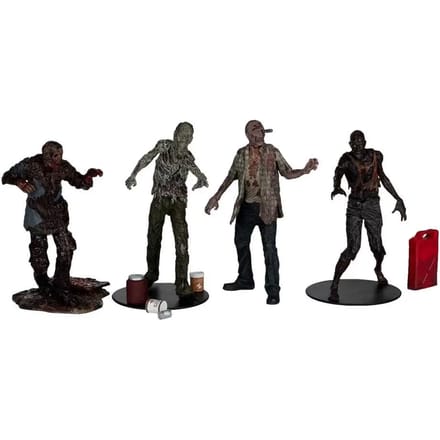 McFarlane Toys The Walking Dead Action Figuur 4-Pack Walkers 13 cm Action Figuur