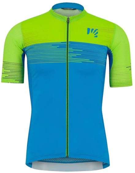 Karpos Green Fire Korte Mouw Wielertrui Groen,Blauw S Man