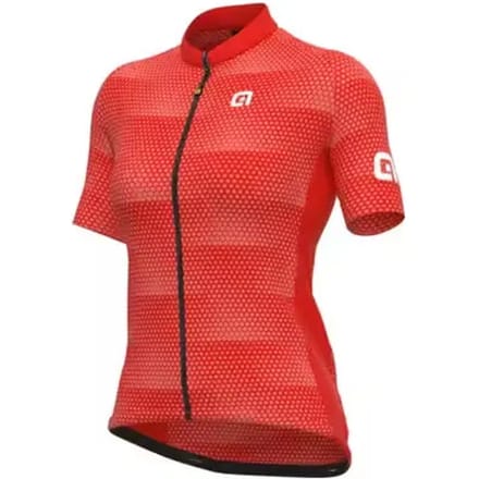 Ale Dames Fietsshirt Korte Mouwen Solid Sharp - Rood - S - Valt klein