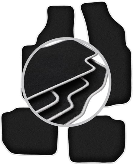CARLUX-SILVER automatten voor: Audi V8 sedan (1988-1993)