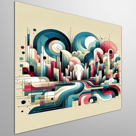 Kunstprint | Wanddecoratie | Dibond | 80 × 80 cm