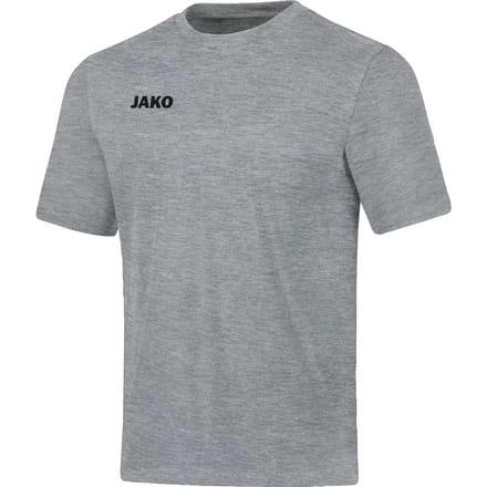 Jako Base T-Shirt Heren - Lichtgrijs Gemeleerd | Maat: M