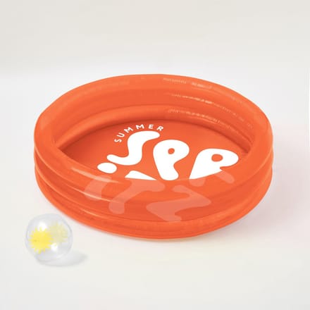 Sunnylife - Inflatable Games Zwembad Summer Spritz met Bal - PVC - Oranje -