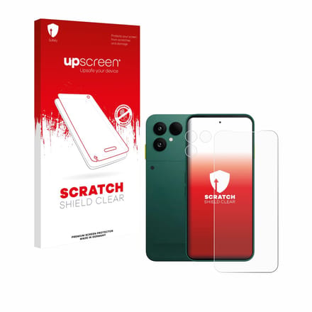 upscreen - Screenprotector voor Fairphone 6 (Voor+Camera) - Folie Beschermfolie transparant