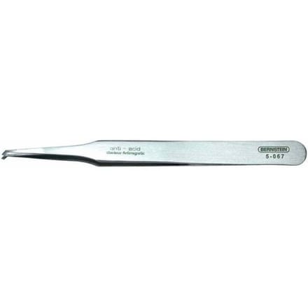 Bernstein Tools for Electronics 5-067 SMD-pincet 12 SA Plat, gebogen 45° 120 mm