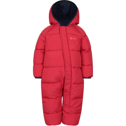 Mountain Warehouse Kinderen/Kinderen Frosty Junior Babysuit (Donkerrood)