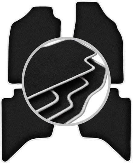 CARLUX-SILVER automatten voor: Mazda BT-50 pick-up (2007-2012)