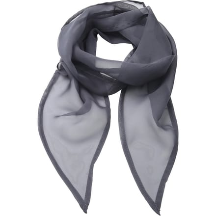 Premier Dames/vrouwenwerk Chiffon Formele Sjaal (Staal)