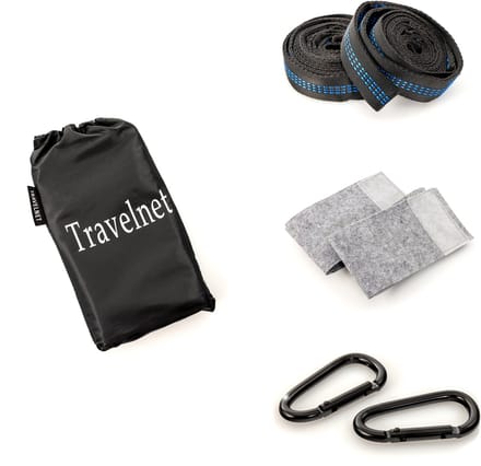 Travelnet ophangset voor hangmat of hangstoel