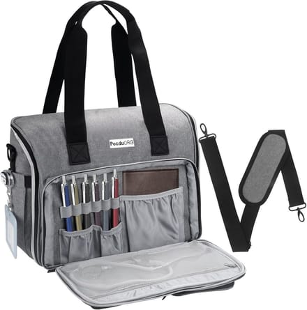 Laptoptas met Schoudertas & Organizer Functie voor Dames, Geschikt voor 14 Inch