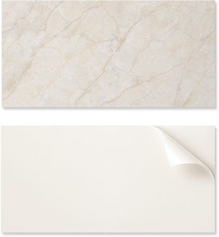 Set zelfklevende vinyltegels met elegant marmerpatroon, 6x60x30 cm