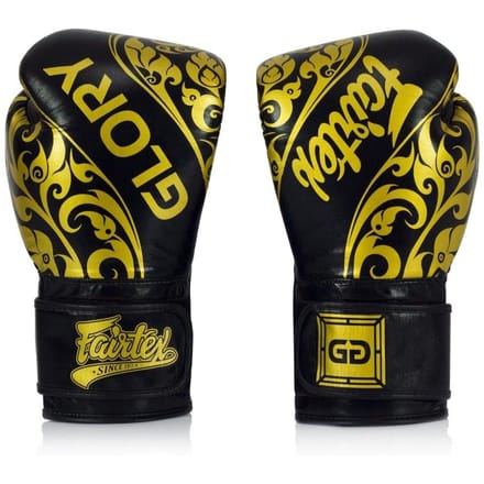 Fairtex BGVG2 Serie - Leren Bokshandschoenen - Zwart - 12oz