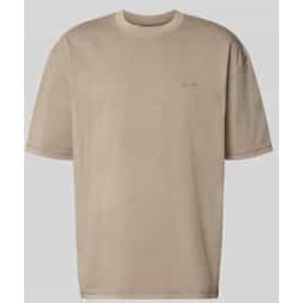 Oversized T-shirt met Labelstitching