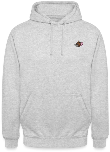 Tom And Jerry Jerry Als Borduurmotief Hoodie Unisex