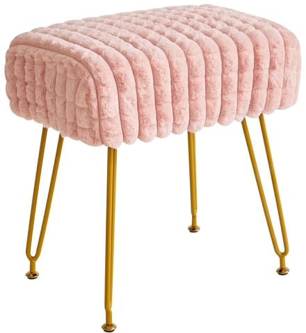 DnA® Kaptafel Stoel - Stoel - Kruk - Roze - 41cm x 30cm x 45cm
