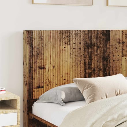 vidaXL - Hoofdbord - Oud - hout - Bewerkt - hout