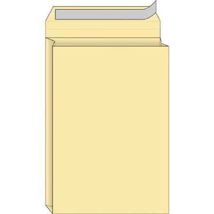 Envelop Quantore monsterzak 229x324x38mm zelfkl. creme 10 stuks