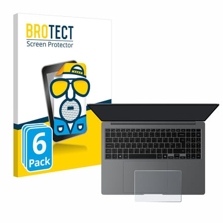 BROTECT - Screenprotector voor Samsung Galaxy Book5 Pro 16" (Touch Trackpad) - Folie Beschermfolie matte 6 Stuks