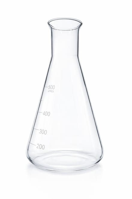 Erlenmeyer 500 ml gegradueerd hittebestendig