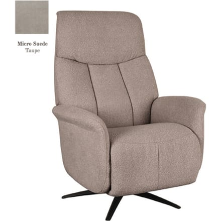 LABEL51 Oslo Fauteuil - Bruin - Stof - 1-Motorig - - - Met Armleuning