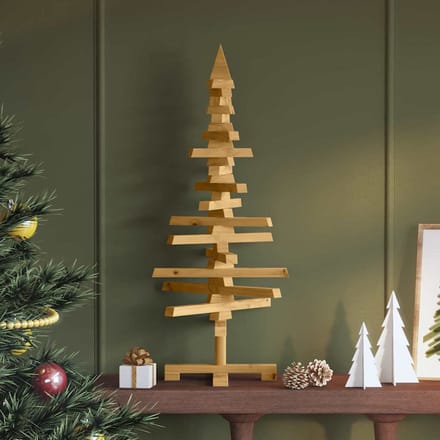 vidaXL - Houten - kerstboom - KOTKA - 90 - cm - Massief - grenenhout
