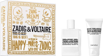 Zadig & Voltaire This is Her! Set Eau de Parfum 50ml + Body Lotion 50ml