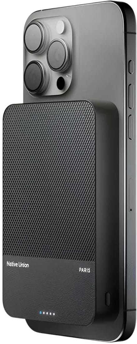 Native Union USB-lader  Native Union (Re)Classic Qi2 Magnetic Po PB-10KMS-BLK   Zwart