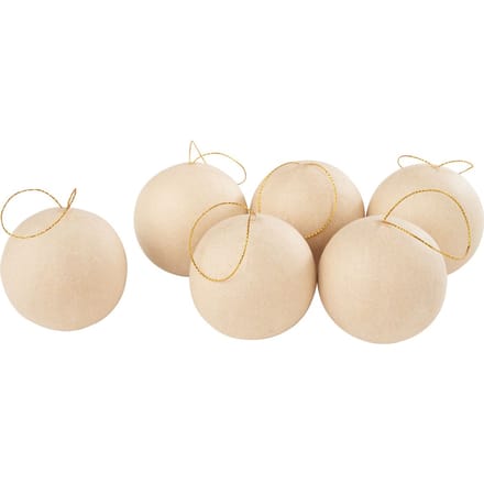 VBS Papier maché bal, 6 stuks