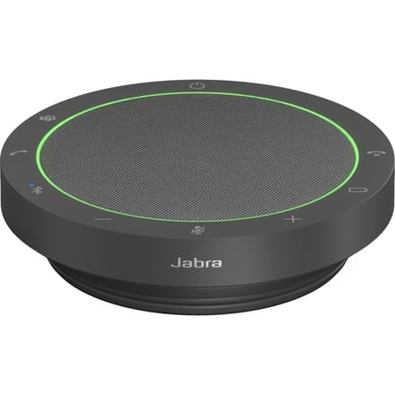 Jabra Speak2 55 UC – Draagbare Speakerphone – Bluetooth, USB-A & USB-C – Conferentiespeaker met 4 Microfoons – Geschikt voor alle UC-platforms – Donkergrijs