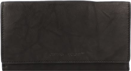 Greenburry Basic Portemonnee RFID Leer 17 cm - Dames - Horizontaal - black