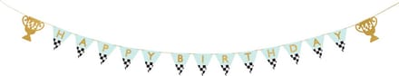 Party Deco Banner - Trofee Gelukkige Verjaardag