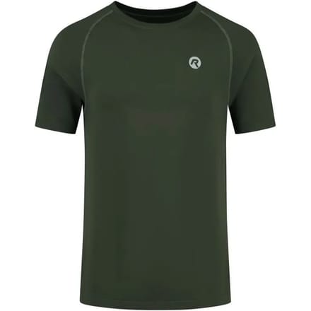 Rogelli Essential Heren Hardloopshirt - Korte Mouw - Donkergroen