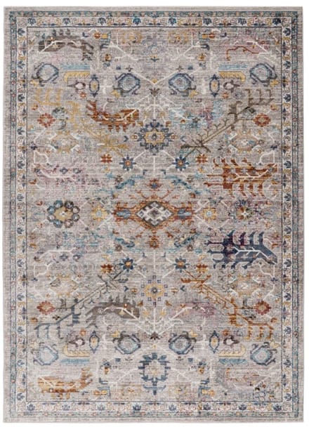 Picasso Sarough – Vintage – Laagpolig Vloerkleed – Grijs – 200x290 cm