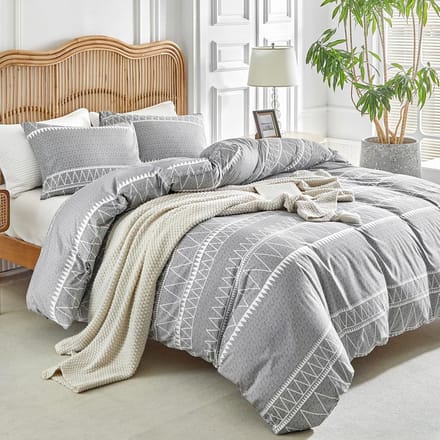 Unyqoos ® Boehemse Stijl Beddengoedset 200 x 200 cm met Ritssluiting en Kussenslopen